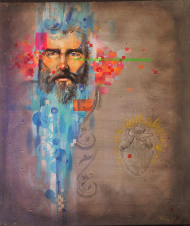 Beard with Heart $1.3k 36x42