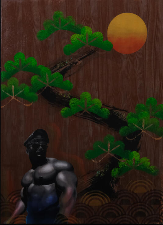 Pine tree at Dawn $1.2k 33x45