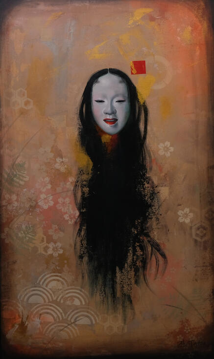 Noh Mask 01 $1.2k 36x61